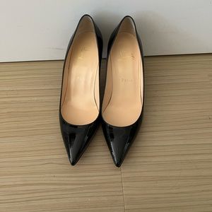Christian Louboutin black stilettos size 38 (US 8)
